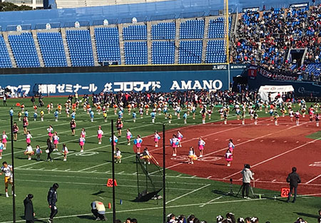 【神奈川県東部地区】関東学生アメリカンフットボールリーグ戦応援の報告