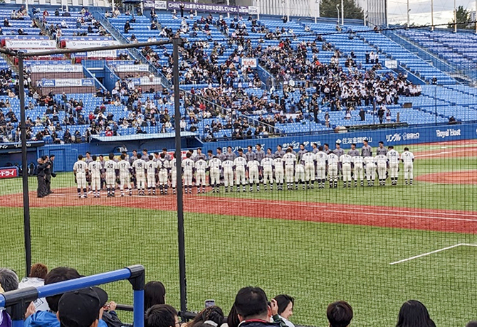 東京六大学野球秋季リーグ　VS慶応大学戦　応援ツアー報告