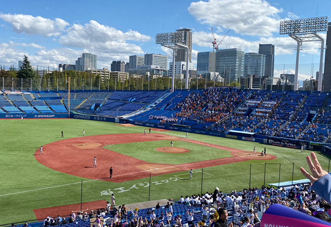 「東京六大学野球秋季リーグ戦」　応援に行ってきました！
