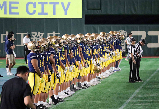 明治大学アメフト部「GRIFFINS」公式戦（東京ドーム）応援会のご報告