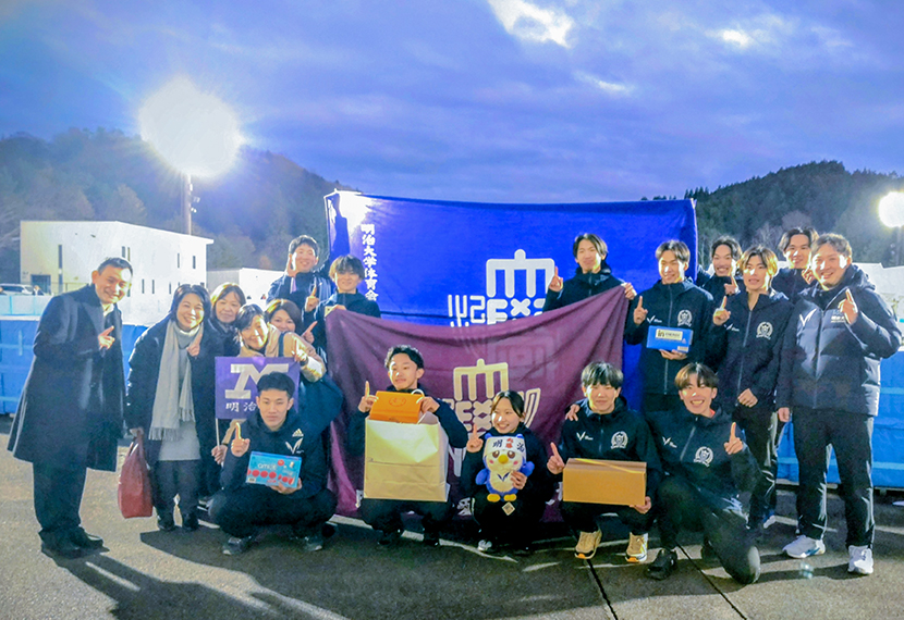 スピードスケート選手激励（12月4日・恵那）のご報告