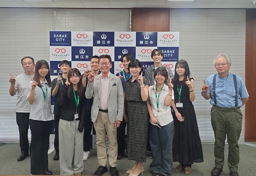2026学生派遣プログラム(鯖江市連携事業)の「中間発表会」に参加しました。