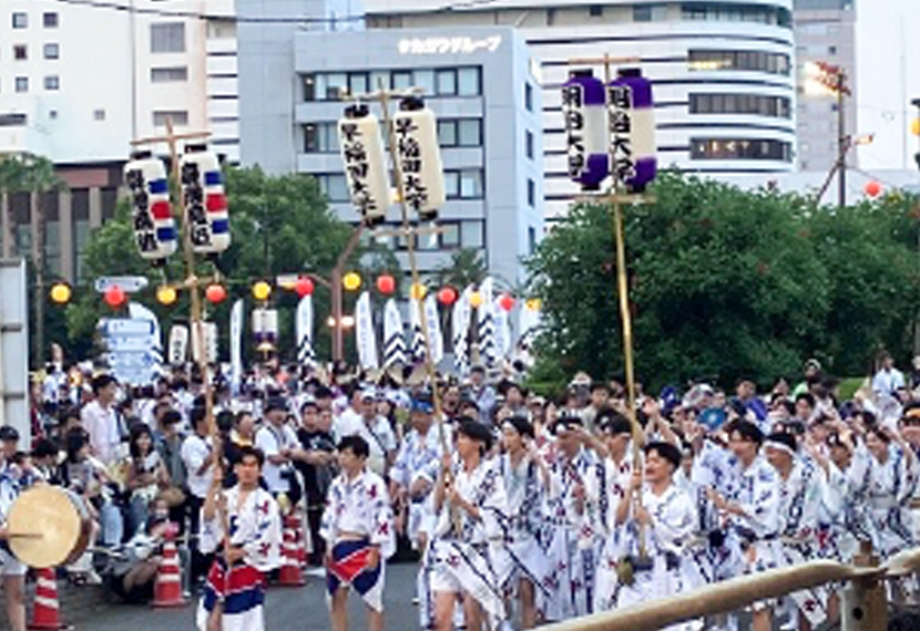 阿波踊り（関東学生合同連）に参加しました