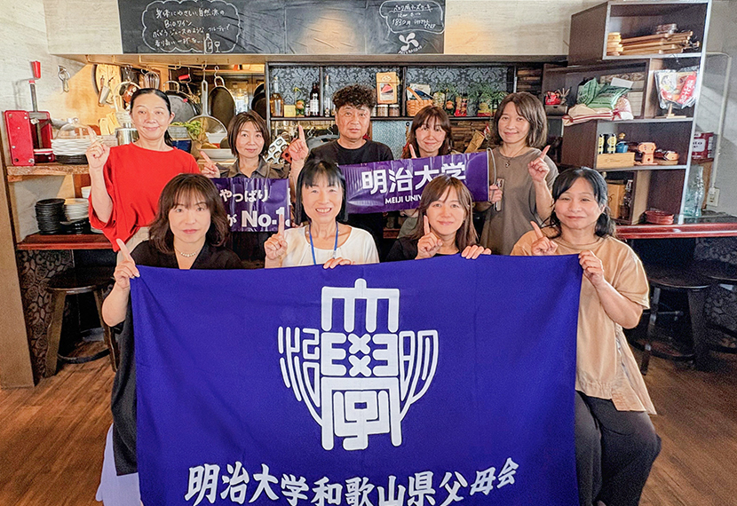 田辺ランチ会&明治大学女子硬式野球クラブ激励会
