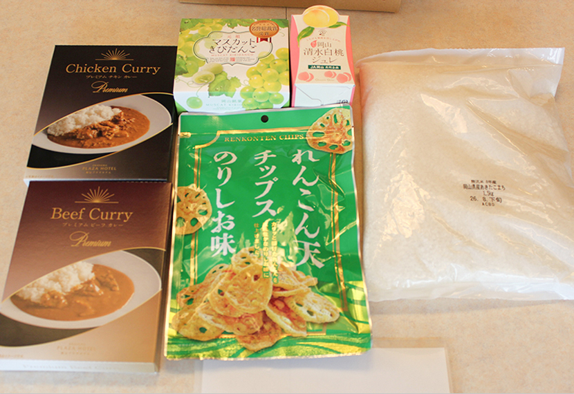 ふるさと応援便の商品選定および発送作業を行いました