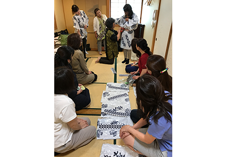 【徳島県】阿波おどり「明治大学連」ゆかた着付け教室を開催しました！
